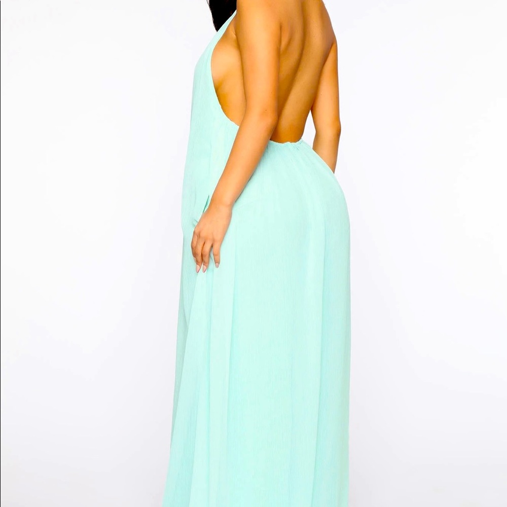 Mint wide leg jumpsuit